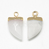 Natural White Jade Pointed Pendants X-G-Q966-12-2
