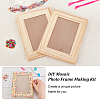 DIY Chips Shell Mosaic Photo Frame Making Kit DIY-OC0004-48-5
