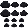 12Pcs 3 Styles EVA Cloth Mini Hat Fascinator Base AJEW-BC0007-02-1