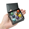Natural & Synthetic Gemstone Healing Round Ornaments AJEW-FS0001-13B-6
