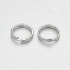 Brass Split Rings KK-E647-10S-6mm-2