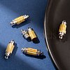 Brass Magnetic Clasps with Loops MC040-1-5