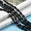 Opaque Glass Beads Strands GLAA-P001-03B-04-3