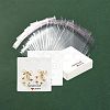 30Pcs Square Paper Earring Display Cards EDIS-YW0001-06B-3