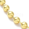 Long-Lasting Plated Brass Round Bead Slider Beacelets for Women Men BJEW-E089-01G-02-2