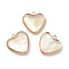 Brass Enamel Pendants KK-K252-10G-04-1