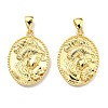 Rack Plating Brass Pendants KK-D026-20G-2