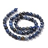 Natural Dumortierite Beads Strands G-E571-06A-2