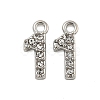 304 Stainless Steel Pendants STAS-L080-002P-01-1