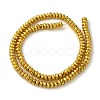 Electroplate Non-magnetic Synthetic Hematite Beads Strands G-L485-06D-G-2