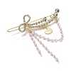 Alloy Crystal Rhinestone Hair Barrettes PHAR-Z003-08LG-2