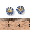 Brass & Glass Beads GL-CBA12D7-02G-04-2