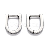 Tarnish Resistant 304 Stainless Steel Huggie Hoop Earrings STAS-J033-12A-P-2