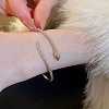 Alloy Cuff Bangles for Women FS-WGE8895-01-5