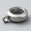 304 Stainless Steel Locket Pendants STAS-WH0044-13A-P-2
