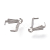 Tarnish Resistant 304 Stainless Steel Ice Pick Pinch Bails STAS-F263-01B-P-2
