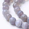 Natural Banded Agate Beads Strands G-G754-02-10mm-3
