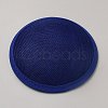 Imitation Hemp Round Fascinator Hat Base for Millinery AJEW-WH0472-45A-05-1