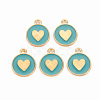 Alloy Enamel Pendants ENAM-S121-181A-1