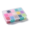 150G 15 Colors Handmade Polymer Clay Beads CLAY-JP0001-14-4mm-4