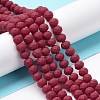 Glass Beads Strands EGLA-A034-P3mm-MD02-2