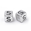 Plated Acrylic Beads X1-PB43C9308-S-2