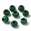 Synthetic Malachite European Beads G-N342-03B-1