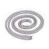 Tarnish Resistant 304 Stainless Steel Curb Chains CHS-G005-B-03P-2