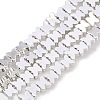 Electroplated Synthetic Non-magnetic Hematite Beads Strands G-C156-02S-1