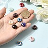 Handmade Millefiori Lampwork European beads X-LK-R010-M-5