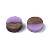 Resin & Wood Cabochons RESI-S358-70-H25-2