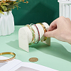 Wood Covered with Velvet Bracelet Display Stands BDIS-WH0003-31-3