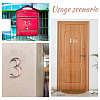 10Pcs 10 Styles 3D Digits ABS Plastic Room Number Plaque FIND-GL0001-47-6