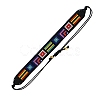 Miyuki Seed Braided Bead Bracelet BJEW-P269-14-3