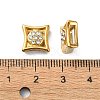 Ion Plating(IP)  304 Stainless Steel Slide Charms STAS-C089-06F-G-3