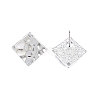 Alloy Stud Earring Findings PALLOY-N150-83P-1
