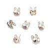 Rack Plating Brass Bead Tips KK-P274-02A-P-1