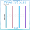 4Pcs 4 Colors Silicone Stirring Rods EPOX-DR0001-01A-2