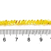 Transparent Glass Beads Strands X-EGLA-P061-04A-AB08-4