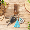 Cowhide Leather Keychain KEYC-TAC00028-6