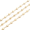Brass Heart Link Chains X-CHC-E021-11A-2