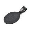 Ion Plating(IP) 304 Stainless Steel Pendants STAS-H356-07B-2
