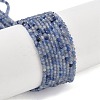 Natural Blue Aventurine Beads Strands X-G-M449-B01-2mm-2