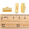 Iron Ribbon Crimp Ends E183-G-3