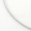 Non-Tarnish Casual Style 304 Stainless Steel Snake Chain Choker Necklaces X-STAS-O037-05-2