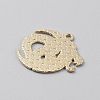 Golden Plated Alloy Enamel Pendants ENAM-CJC0001-21G-01-2