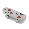 Alloy with Enamel Pendants PALLOY-D290-03P-2