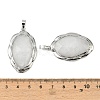 Natural Quartz Crystal Faceted Pendants G-D102-02P-03-3