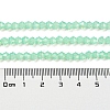 Baking Paint Transparent Glass Beads Strands DGLA-F029-J4mm-05-5