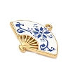 304 Stainless Steel Enamel Pendants SA-CBA800D-01E-G-2